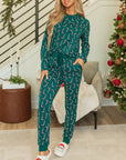 Emma Candy Cane Printed Top