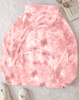 Camo Kangaroo Pocket Drop Shoulder Hoodie