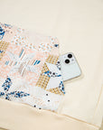 Western Geometric Patchwork Kangaroo Pocket Hoodie