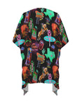 Baha Ranch Neon Vegas Duster Kimono Coverup