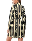 Baha Ranch Colores de Mexico Santa Fe Aztec Satin Robe