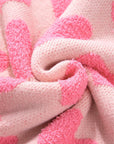 Cali Heart Jacquard Knit Sweater