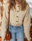 Sofia Front Cropped Cardigan Sweater
