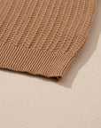 Sophia Knit Short Sleeve Sweater