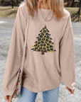 Milazia Tree Graphic Corded Sweatshirt