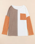 Emily Textured Knit top Long Sleeve Top
