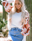 Madison Patch Bishop Sleeve Sweater
