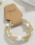 Arely Beaded Elastic Layered Bracelet