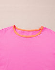 Colorblock Patchwork Long Sleeve Top