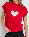 Genevieve Cropped Short Sleeve Sweater