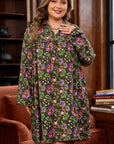 Lorelai Collared Loose Mini PLUS Dress