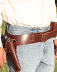 Single Drop Buscadero Belt - 2.75"