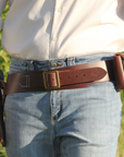 Single Drop Buscadero Belt - 2.75"