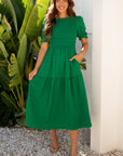 Paislee High Waist Long Dress