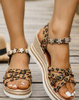 Lara Decor Strappy Wedge Sandals