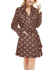 Cowgirl Says God Bless Women's Western Bath Robe