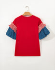 Aspyn Short Puff Sleeve Top