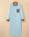 Savannah Contrast Patchwork Long Shirt