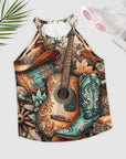 Baha Ranch Country Music Collage Western Tank Top