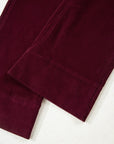 Solid Corduroy High Waist Wide Leg Pants
