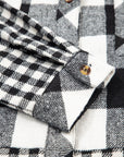 Plaid Patchwork Drawstring Hooded Shacket
