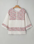 Penny 3 4 Sleeve Blouse