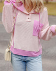 Johanna Patch Drawstring Hooded Top