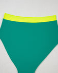 Cora Patchwork High Waisted Bikini