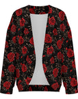 Colores de Mexico Romantic Roses Drop Shoulder Cardigan