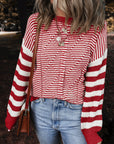 Emily Stripe Textured Sweater