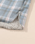 Madison Cuffs Patchwork Plaid Shirt