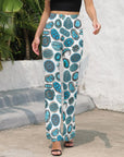 Baha Ranch All Turquoise Flare Pants