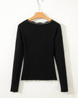 Waverly Sleeve Ribbed top Long Sleeve Top