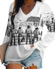 Baha Ranch Western Ranching Long Sleeve Top