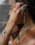 Champion Triple Drop Earrings