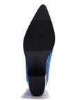 Blazing Boots - Blue or Silver -  Cowgirl Sparkle Holiday Western