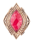Cleopatra Bordeaux Quartz Ring