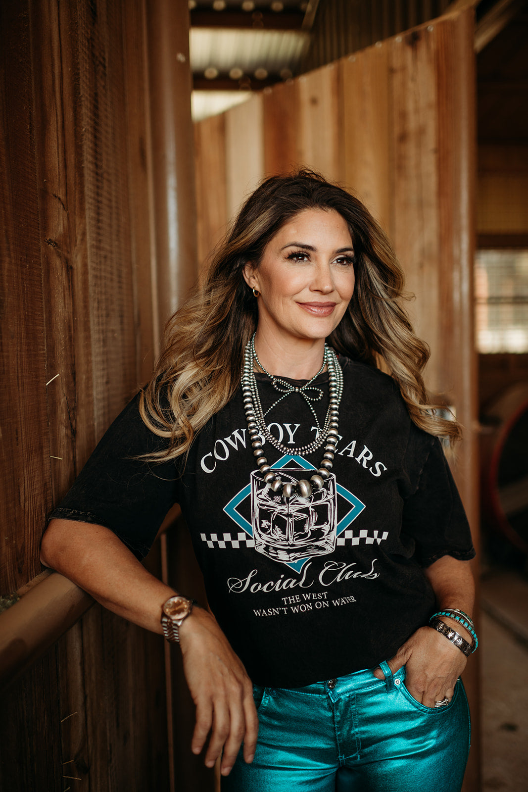 COWBOY TEARS OVERSIZED GRAPHIC | TEE