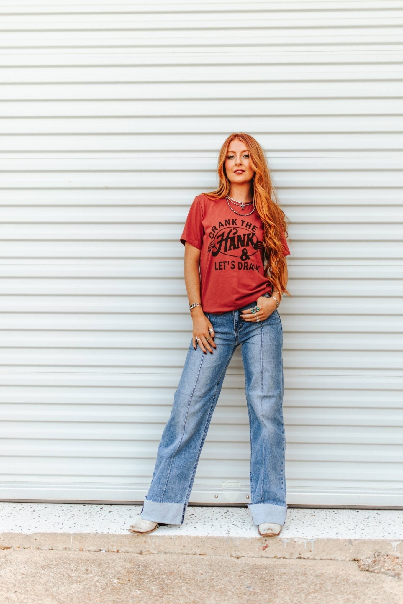 Crank The Hank &amp; Let's Drank Graphic Tee