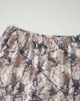 Woodland Camo Long Sleeve Top & Short Set