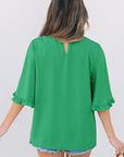 Holland Frilly Half Sleeve Blouse