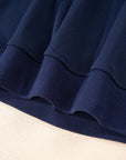 Hana Striped Detail Crewneck Pullover