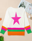 Madilynn Edge Drop Shoulder Sweater