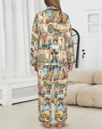 Baha Ranch Colores de Mexico Pictures of the Southwest Satin Pajamas