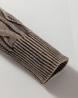 Aria Knit Sleeve Casual Sweater