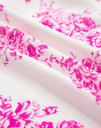 Floral Boho High Waist Ruffle Split Maxi Skirt