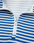 Reign Zip Collar Pullover Long Sleeve Top
