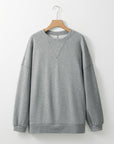Rorivina Drop Shoulder Oversized Sweatshirt