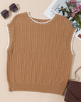 Sophia Knit Short Sleeve Sweater