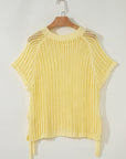 Celine Tied Short Sleeve Sweater